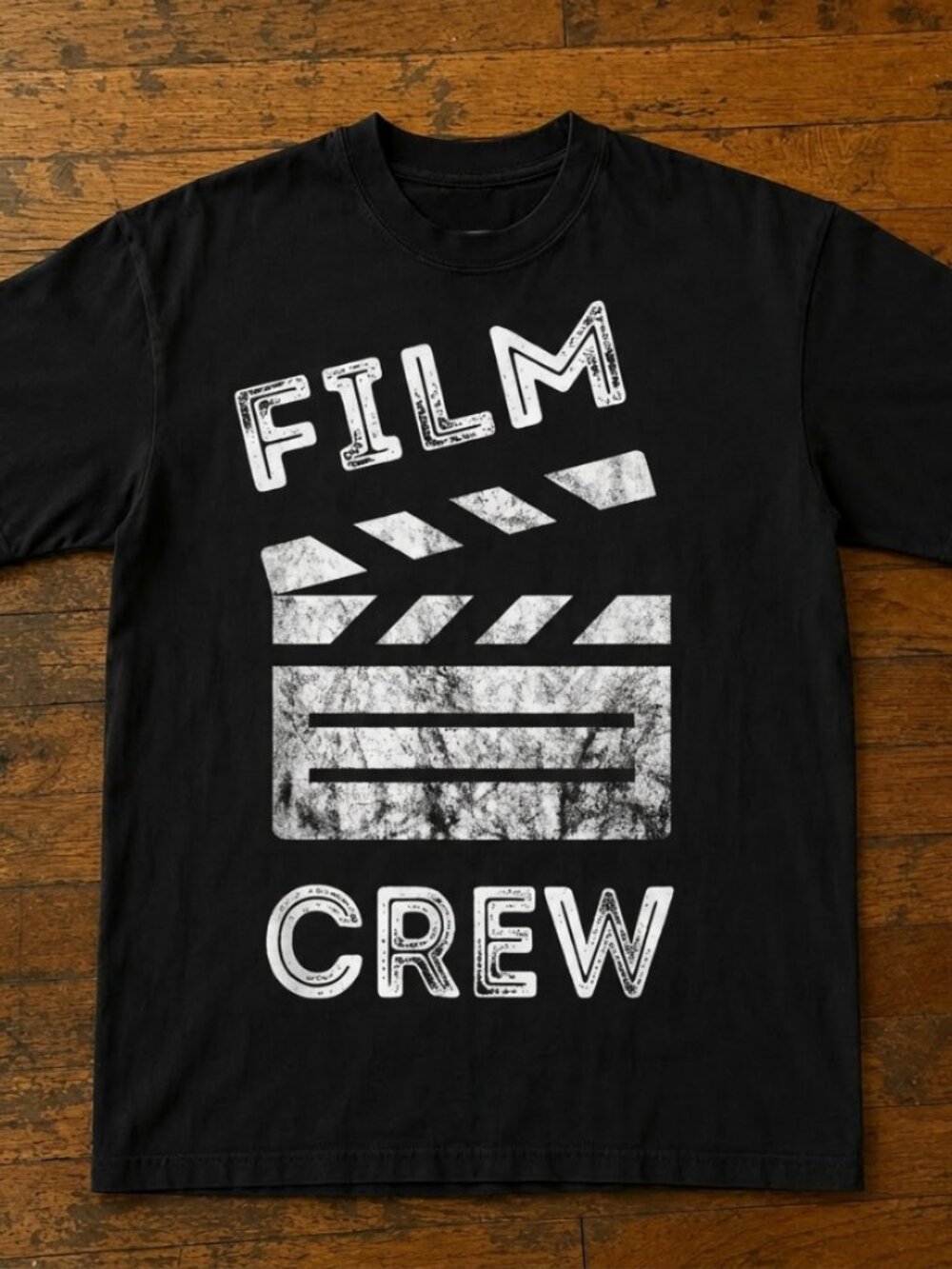Film Crew Clapboard Film Producer Videographer Filmmaker T-Shirt